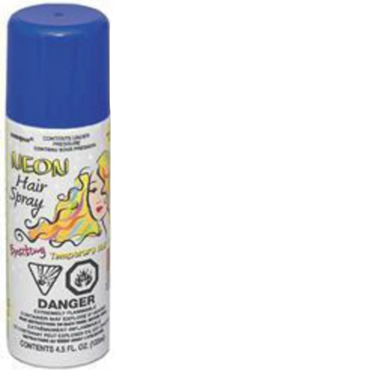 133ml Neon Blue Washable Hair Spray