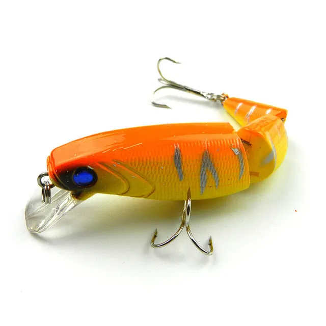 1Pcs 10.5cm 14g Fishing lure iscas artificiais para pesca multi section bend high simulation bait carp fishing tackle WQ51