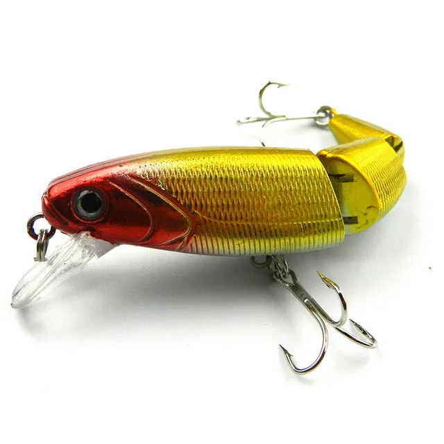 1Pcs 10.5cm 14g Fishing lure iscas artificiais para pesca multi section bend high simulation bait carp fishing tackle WQ51