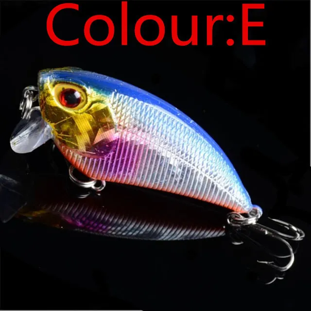 1Pcs Crankbait Minnow Trolling Lure Fishing Tackle Wobbler Swimbait Fishing 5.5cm 6.6g Fishing Lure Artificial Hard Bait FA-277