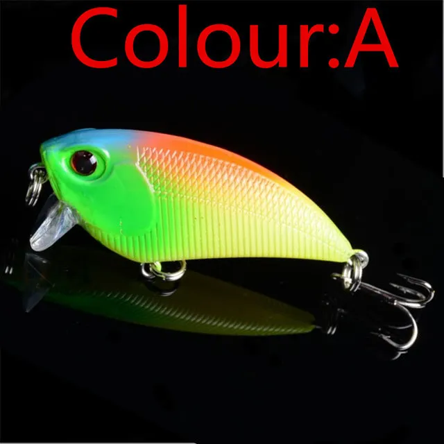 1Pcs Crankbait Minnow Trolling Lure Fishing Tackle Wobbler Swimbait Fishing 5.5cm 6.6g Fishing Lure Artificial Hard Bait FA-277