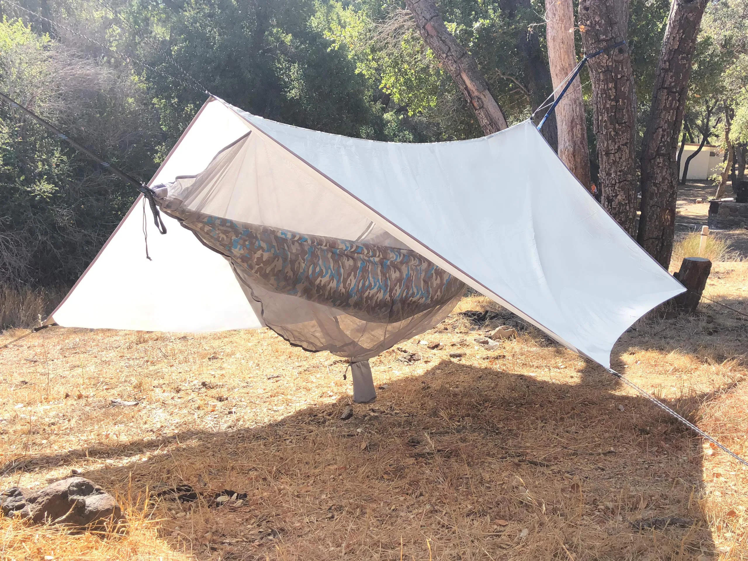 3 in 1 Camo Camping Hammock - Sun Society