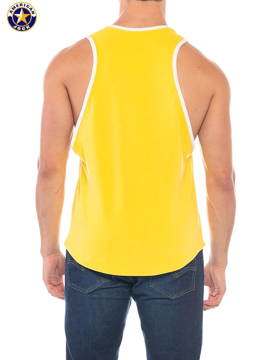 A J Sports Deep Armhole Tank