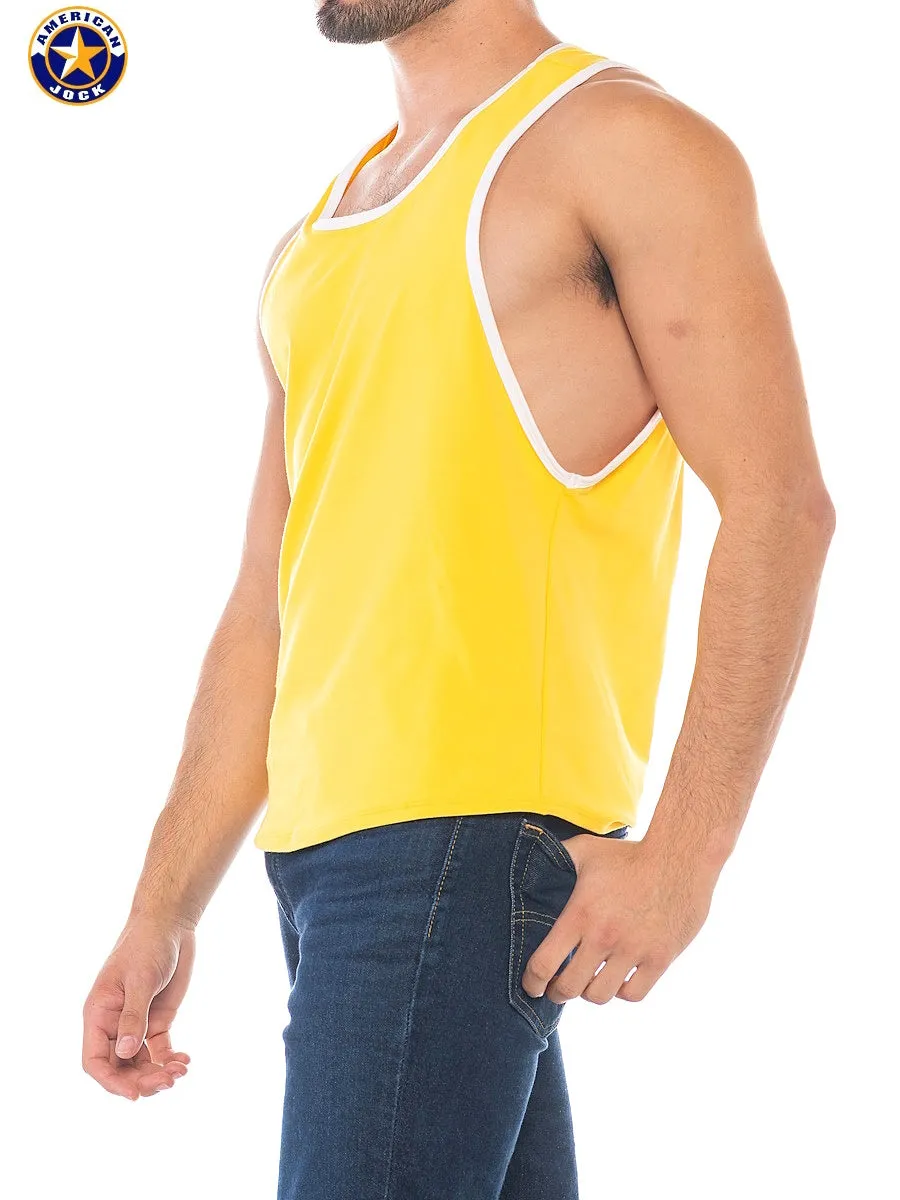 A J Sports Deep Armhole Tank