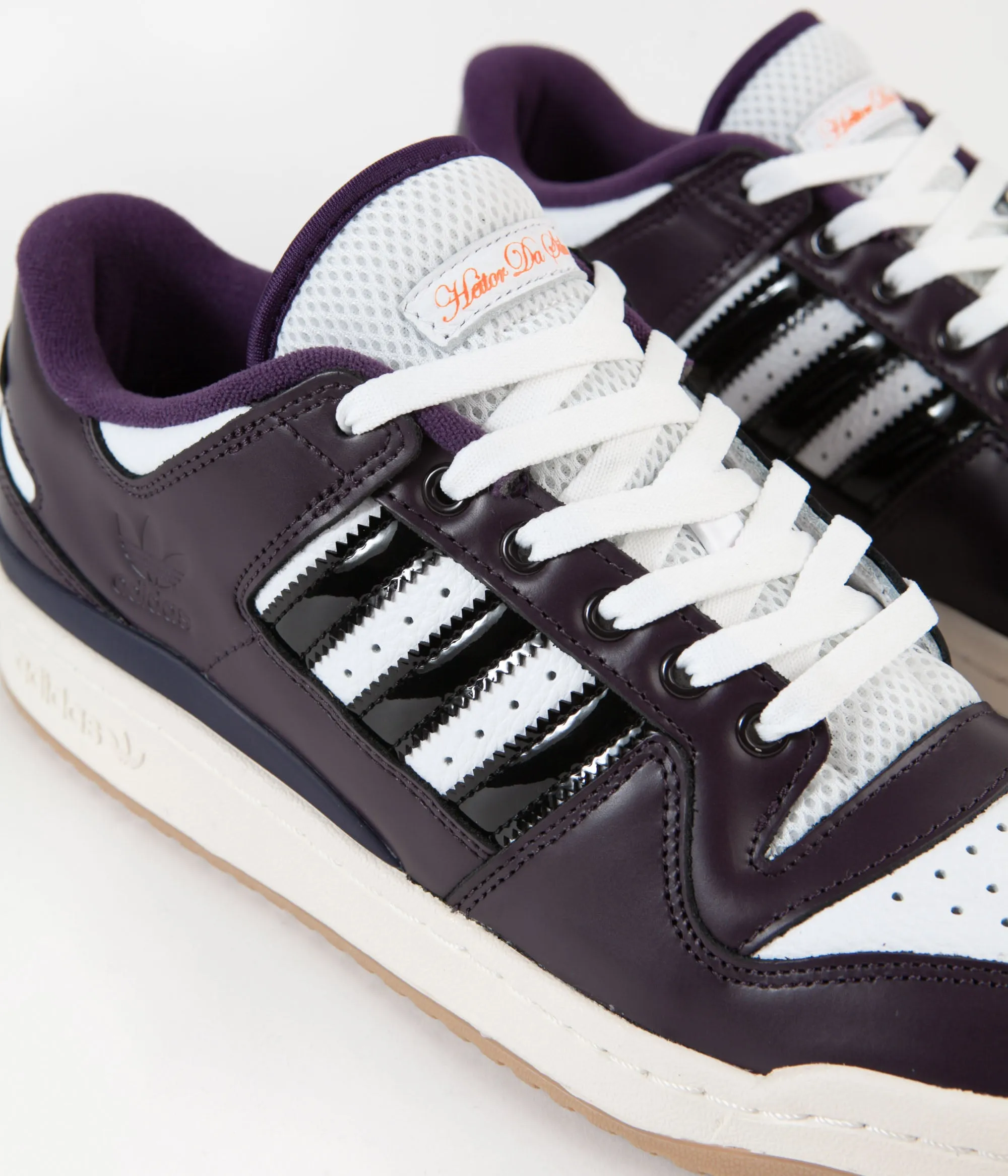 Adidas Heitor Forum 84 Low ADV Shoes - Noble Purple / Core Black / FTWR White