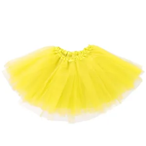 Adult 3 Layers Tulle Tutu - Yellow