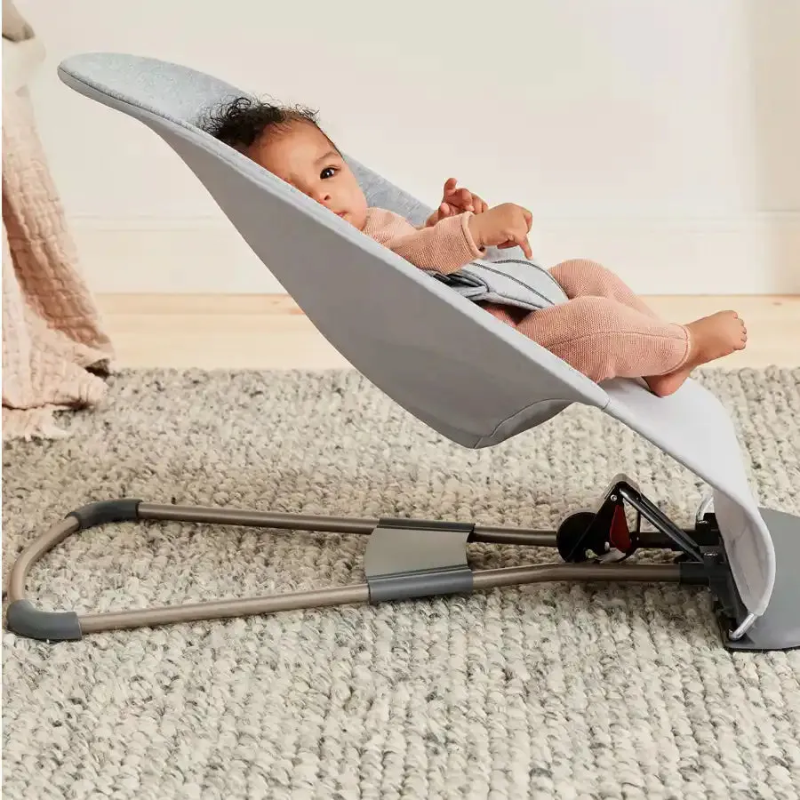 BabyBjorn Bouncer Bliss - 3D Jersey (Light Grey)