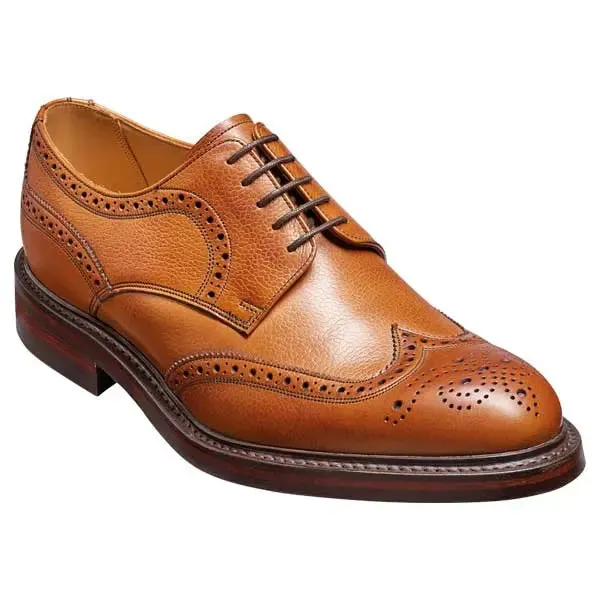 BARKER Kelmarsh Shoes - Derby Brogue - Cedar Grain