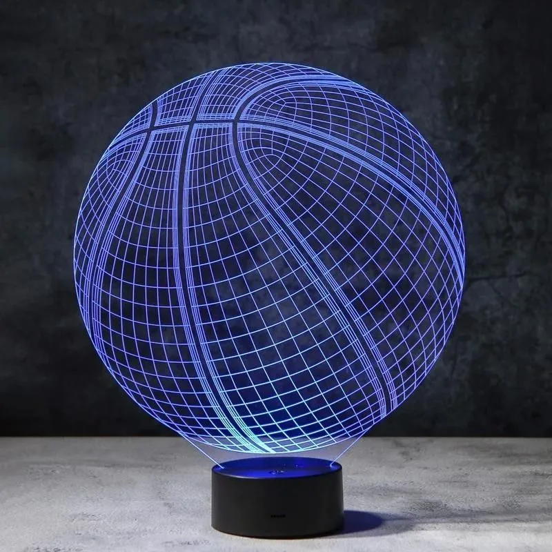 Basketball 3D Illusion Lamp