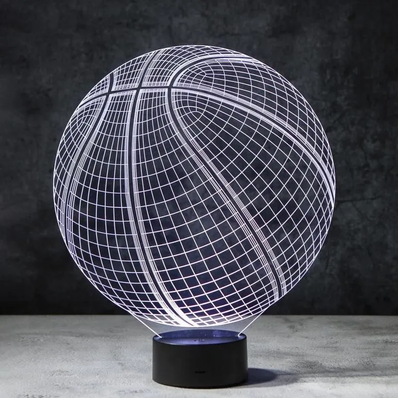 Basketball 3D Illusion Lamp