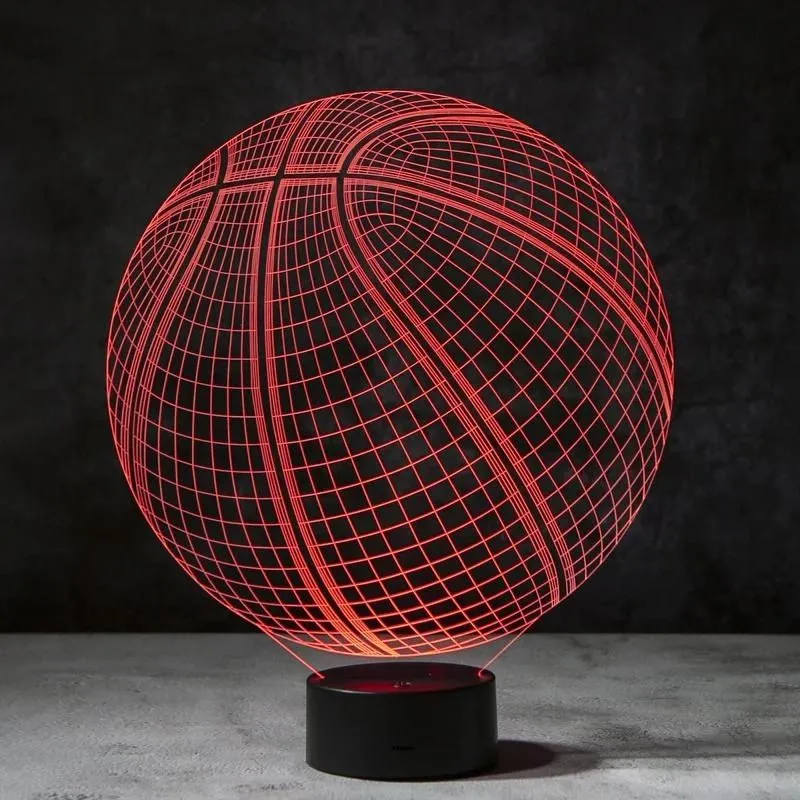 Basketball 3D Illusion Lamp