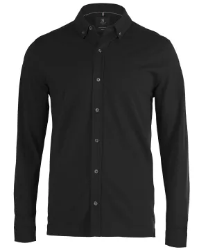 Black - Kingston – stretch deluxe piqué shirt