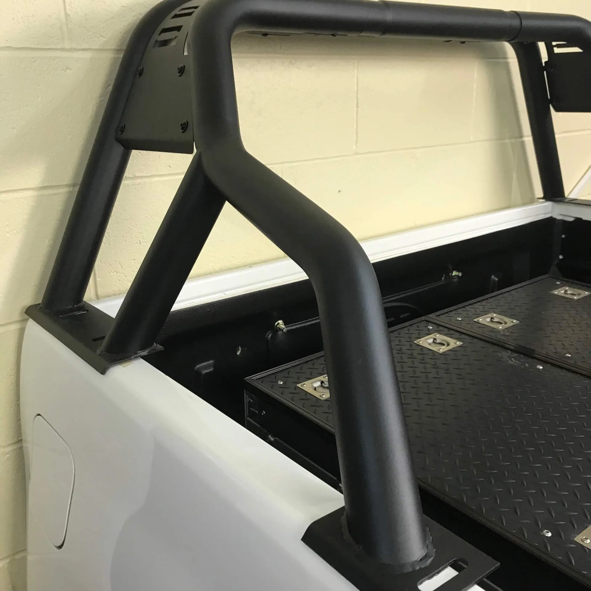 Black Short Arm Roll Sports Bar for the Mercedes Benz X-Class