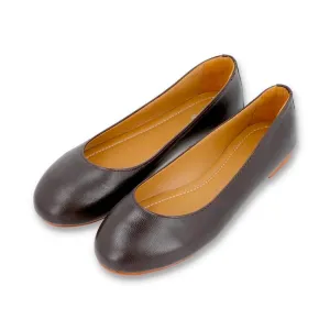 Brown Ballerina Pumps