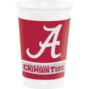 Bulk University of Alabama 20 oz Plastic Cups (96 per Case)