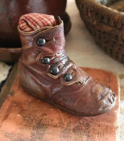 Childs Victorian Shoes and Harvest Bells Book Gathering