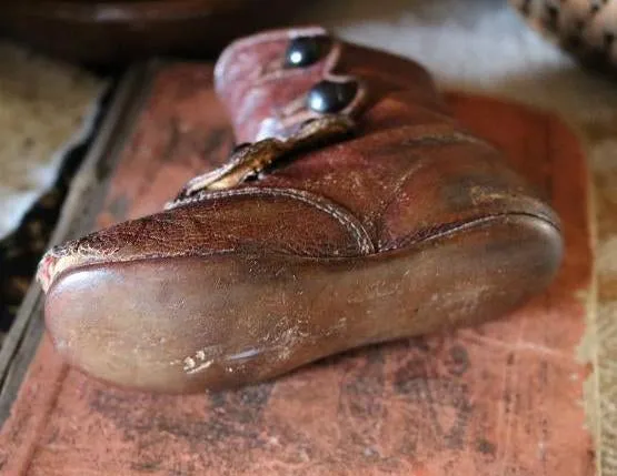 Childs Victorian Shoes and Harvest Bells Book Gathering