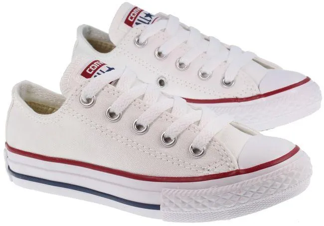 Converse Shoes Kids All Star Ox Low Optical White