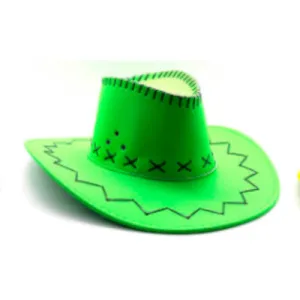 Cowboy Hat - Fluro Lime Green