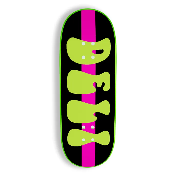 Deli Decks Skatewich Hippie Green in Yellow 33mm