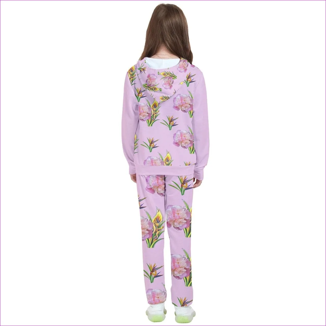 Delightful Pink Kids Tracksuit