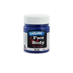 Derivan Face & Body Paint 40ml - Blue