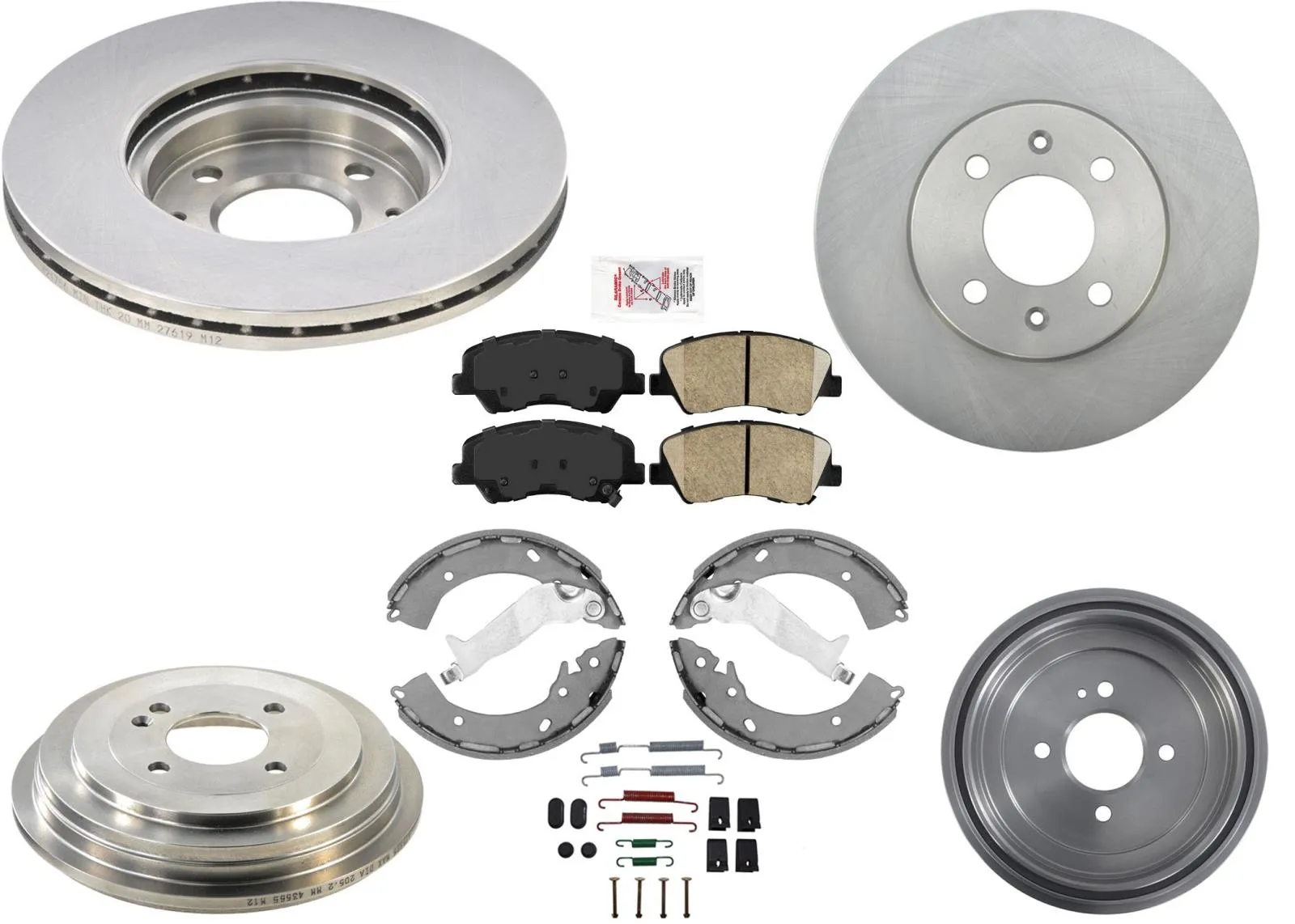 Disc Brake Rotors Drums Brake Shoes & Pads for Hyundai Accent SE 2013-2017