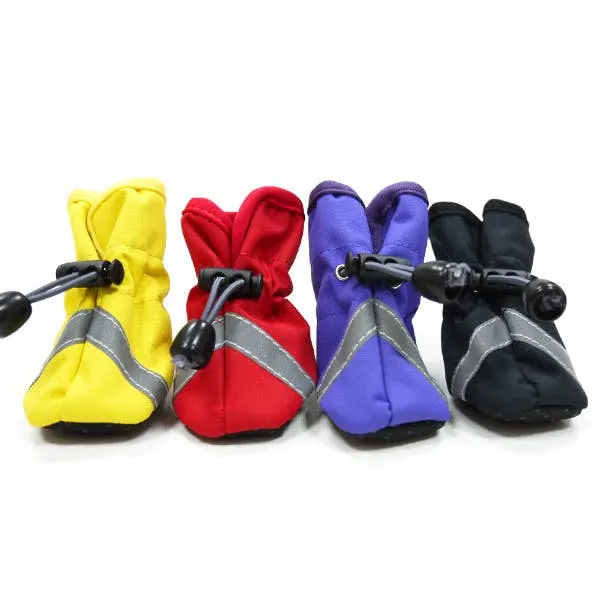 Dogo Pet Slip-ON Paws Purple Dog Shoes