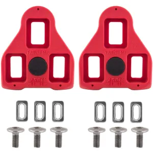 Exustar ARC 1 Look Delta Cleats, 9 Degree Red