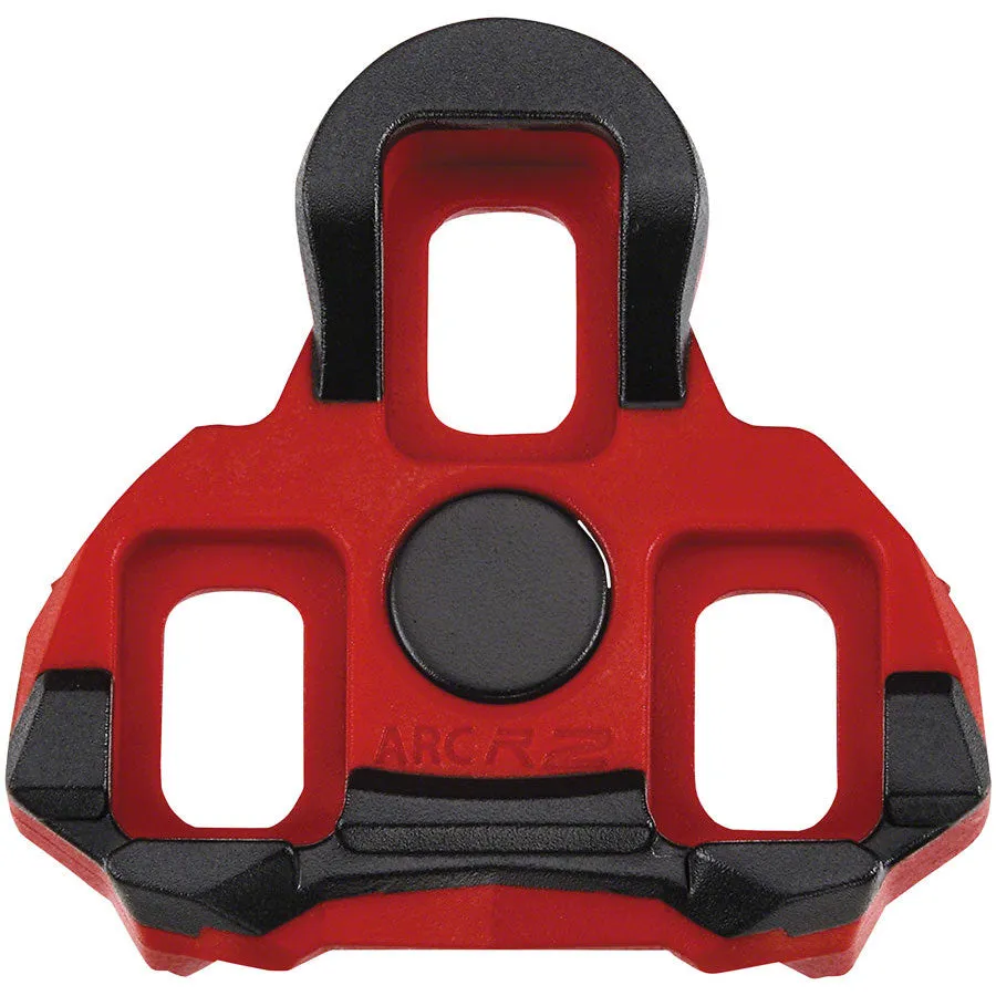 Exustar ARC R2 Look Keo Cleats, 6 Degree Red