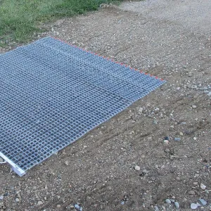 Field Tuff 6' x 8' Drag Mat – Galvanized Steel-Heavy-Duty Leveling Tool | For ATVs/UTVs/ Utility Tractors