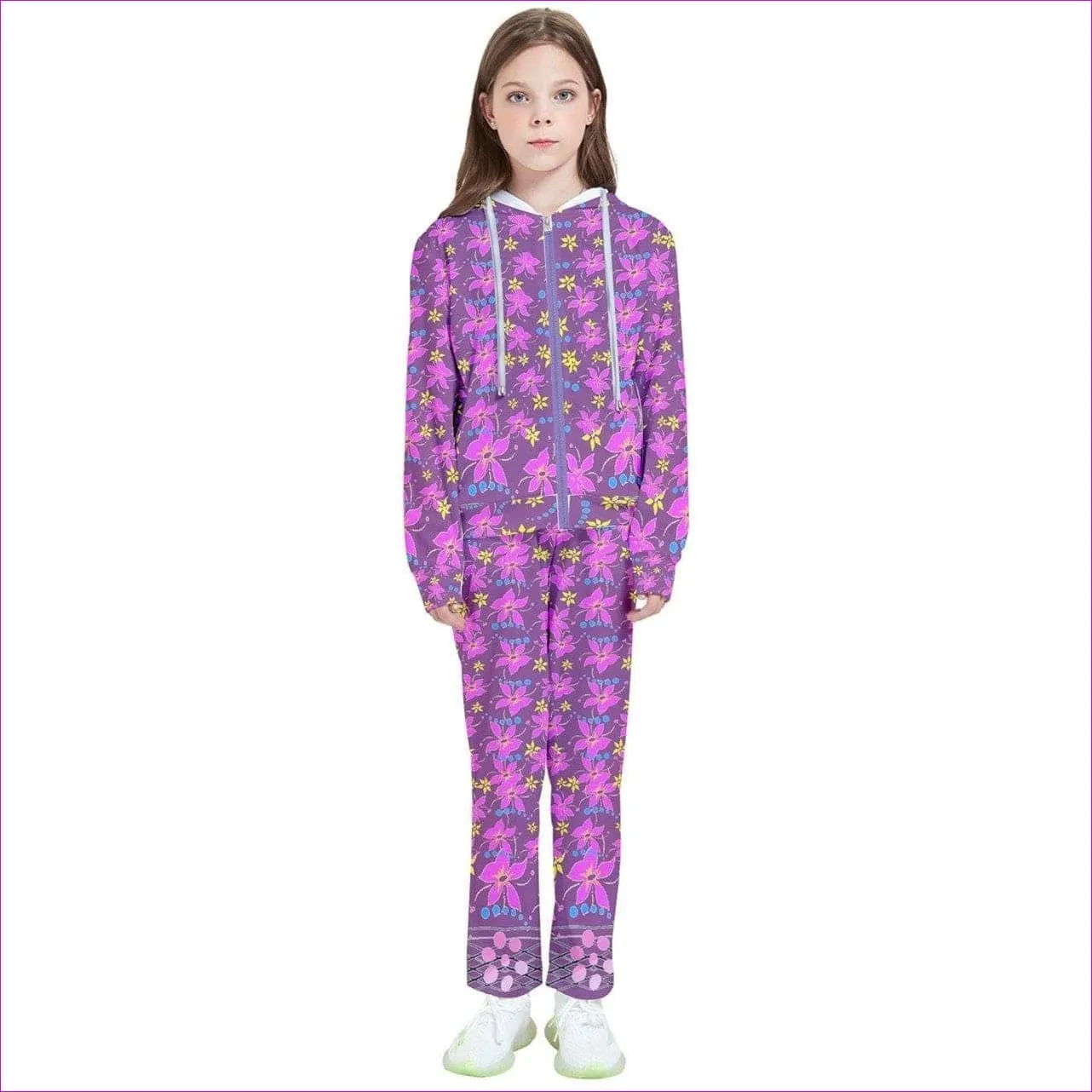 Floral Kids Tracksuit