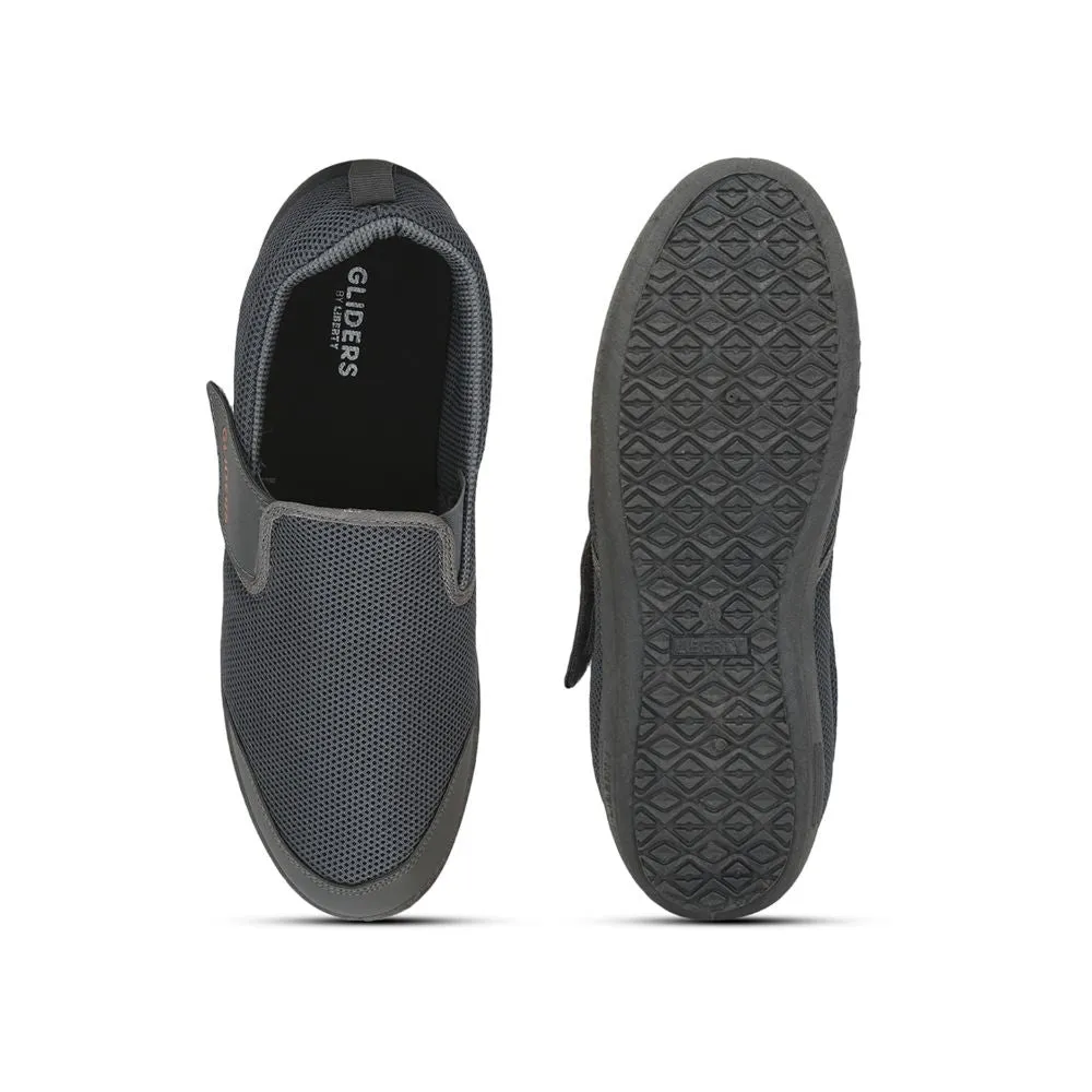 Gliders (Grey) Casual Slip on Shoes For Men BUMPER By Liberty