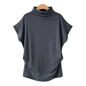 Half Turtleneck Doll Sleeve T-Shirt