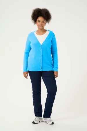 Kaffe Curve Sylvia Cardigan in Blue