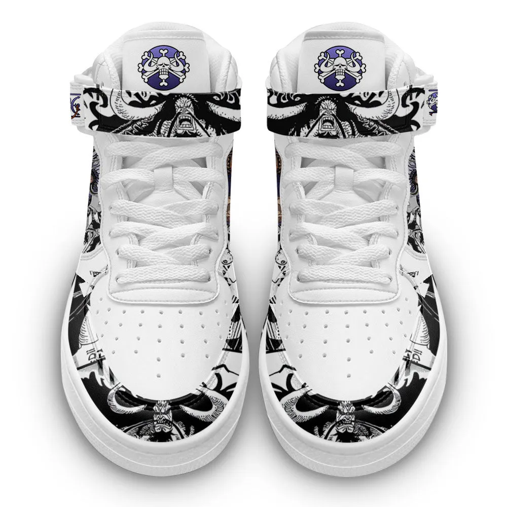 Kaido Sneakers Air Mid OP Custom Anime Shoes Mix Manga