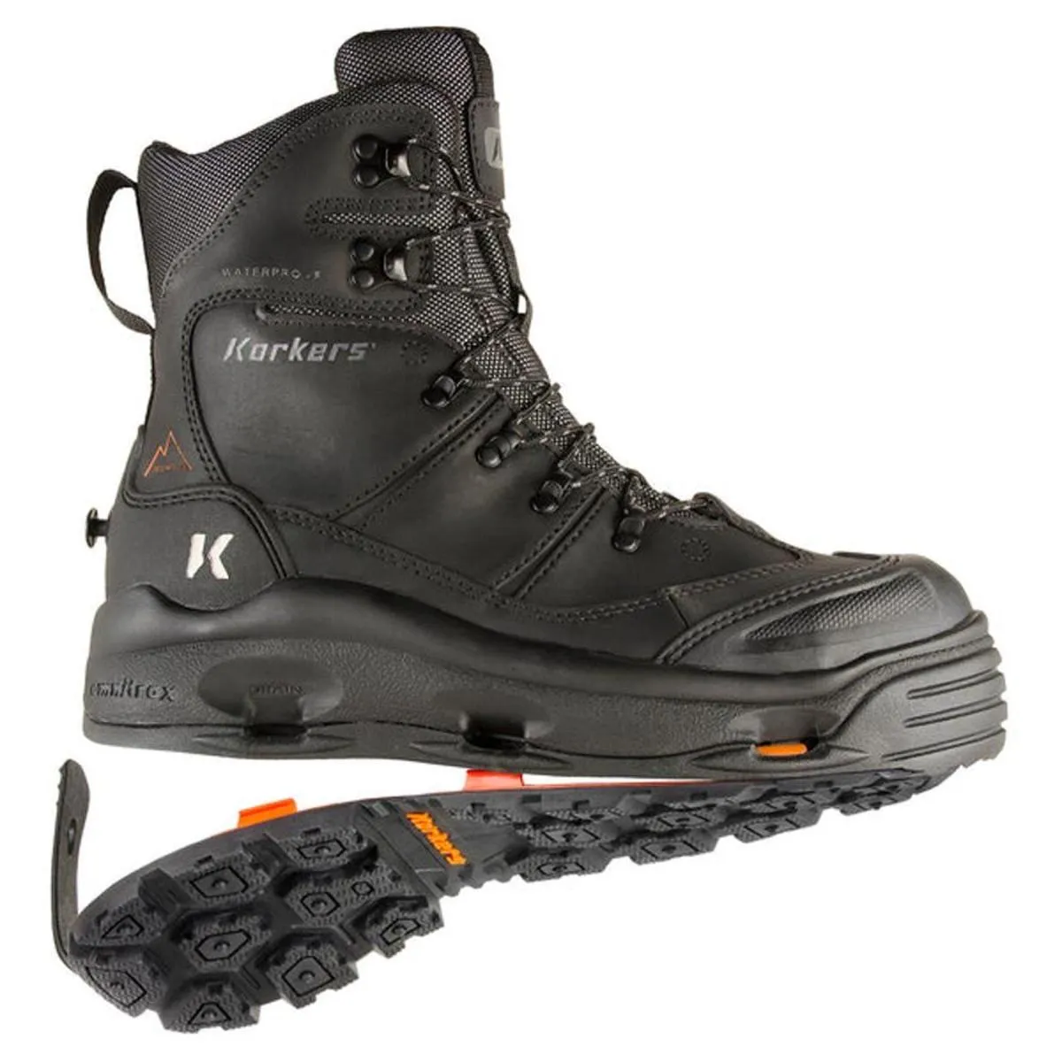 Korkers Men's Snowjack Pro Safety Winter Work Boots with Ninety Degree Sole