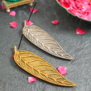 Leaf Shaped Agarbatti Stand