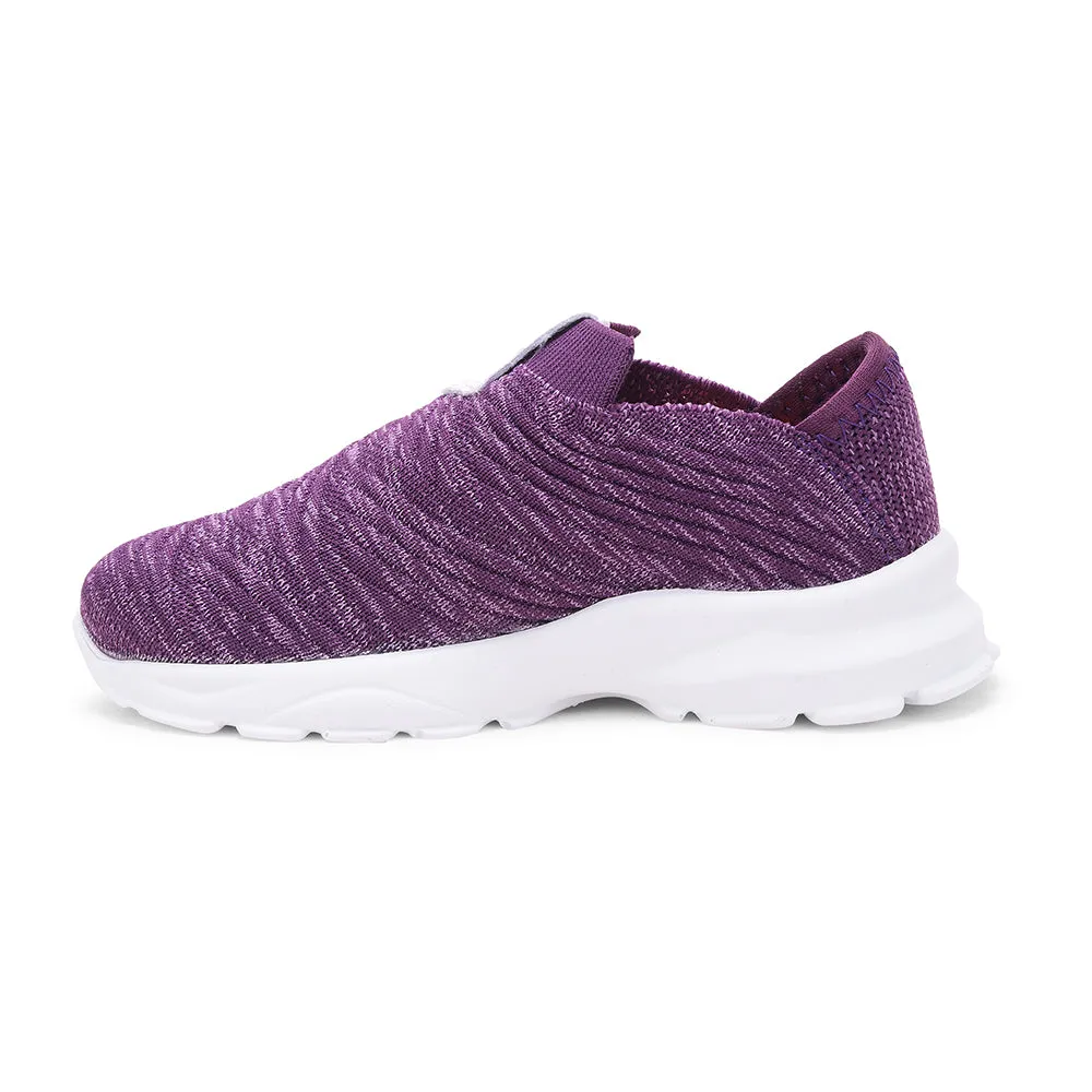 Leap7x by Liberty Kids JEEVA-25 Purple Casual Non Lacing Shoes