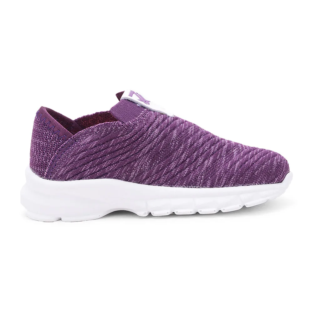 Leap7x by Liberty Kids JEEVA-25 Purple Casual Non Lacing Shoes