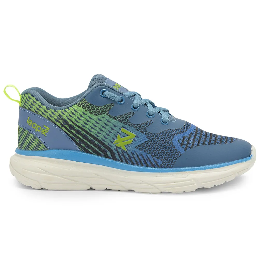 Leap7x By Liberty Kids KIMSER-EL Blue Sports Lacing Shoes