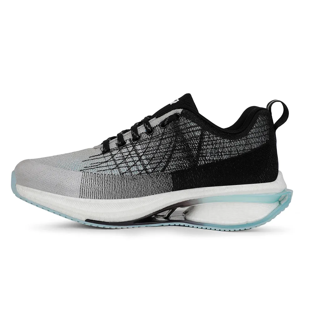 Leap7x Sports Black Lacing Running Shoes For Men MOSCOW-1 By Liberty