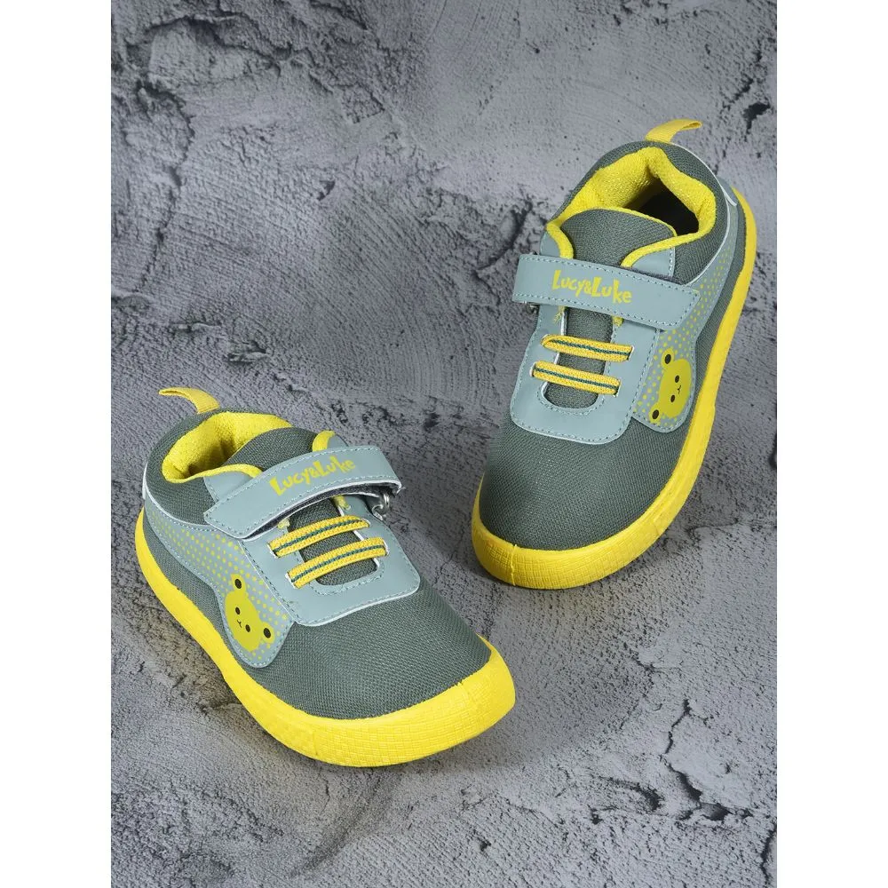 Lucy & Luke (Green) Casual Non Lacing Shoes For Kids BASTIAN-2E By Liberty