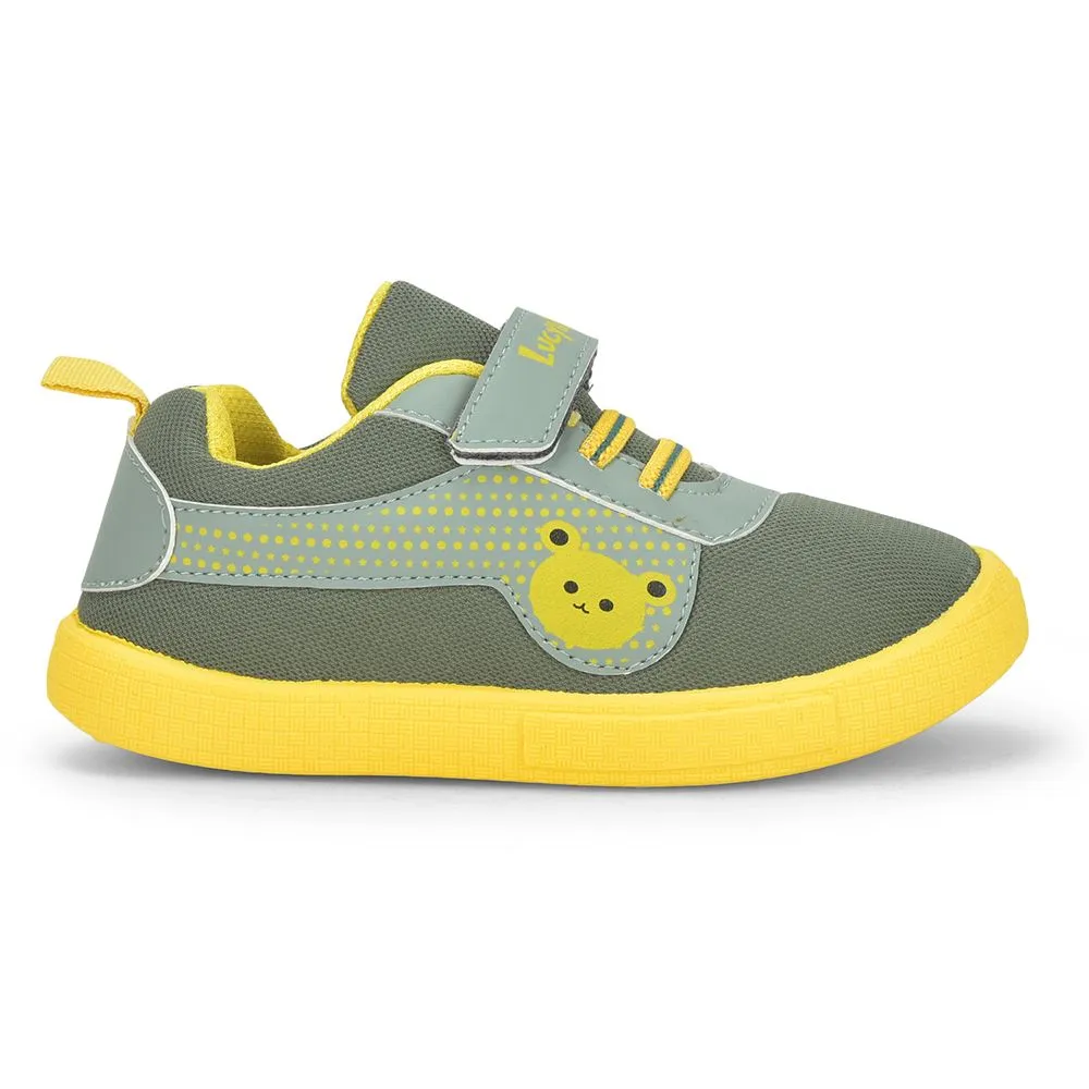 Lucy & Luke (Green) Casual Non Lacing Shoes For Kids BASTIAN-2E By Liberty