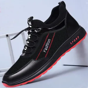 Men's Black Casual Street Shoes