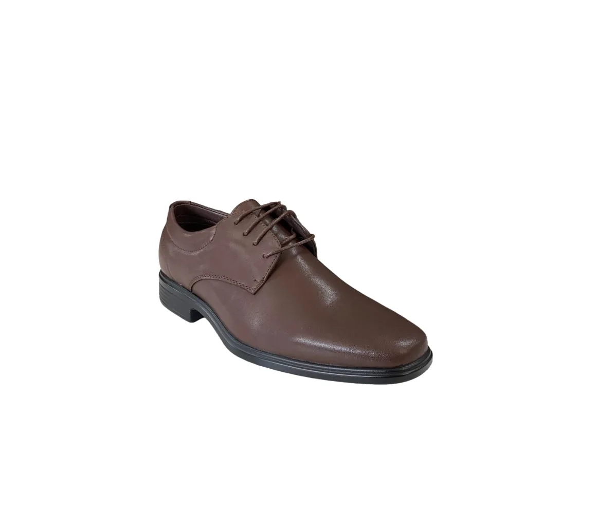 Mens Natural Comfort Skyway Brown Work Formal Dress Shoes