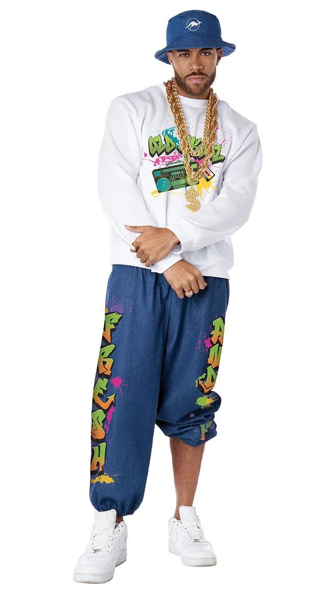 Men's Old School Rapper Costume