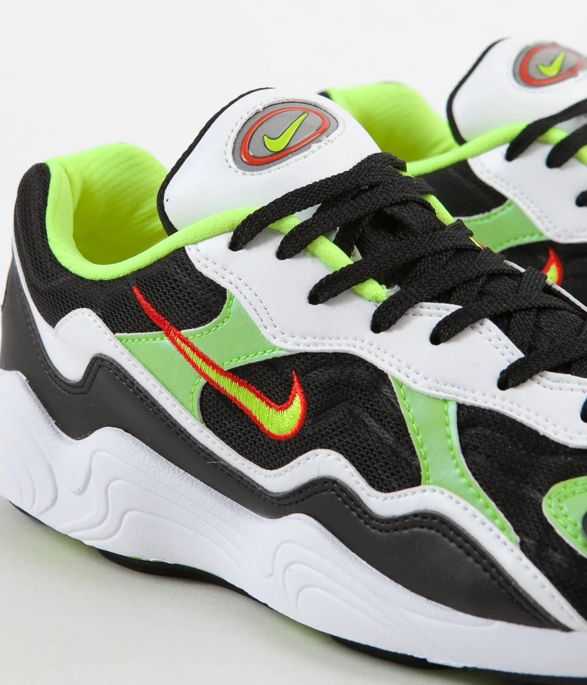 Nike Air Zoom Alpha Shoes - Black / Volt - Habanero Red - White