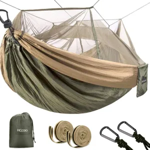 Nylon Parachute Double Camping Hammock with Mosquito Net - HCcolo