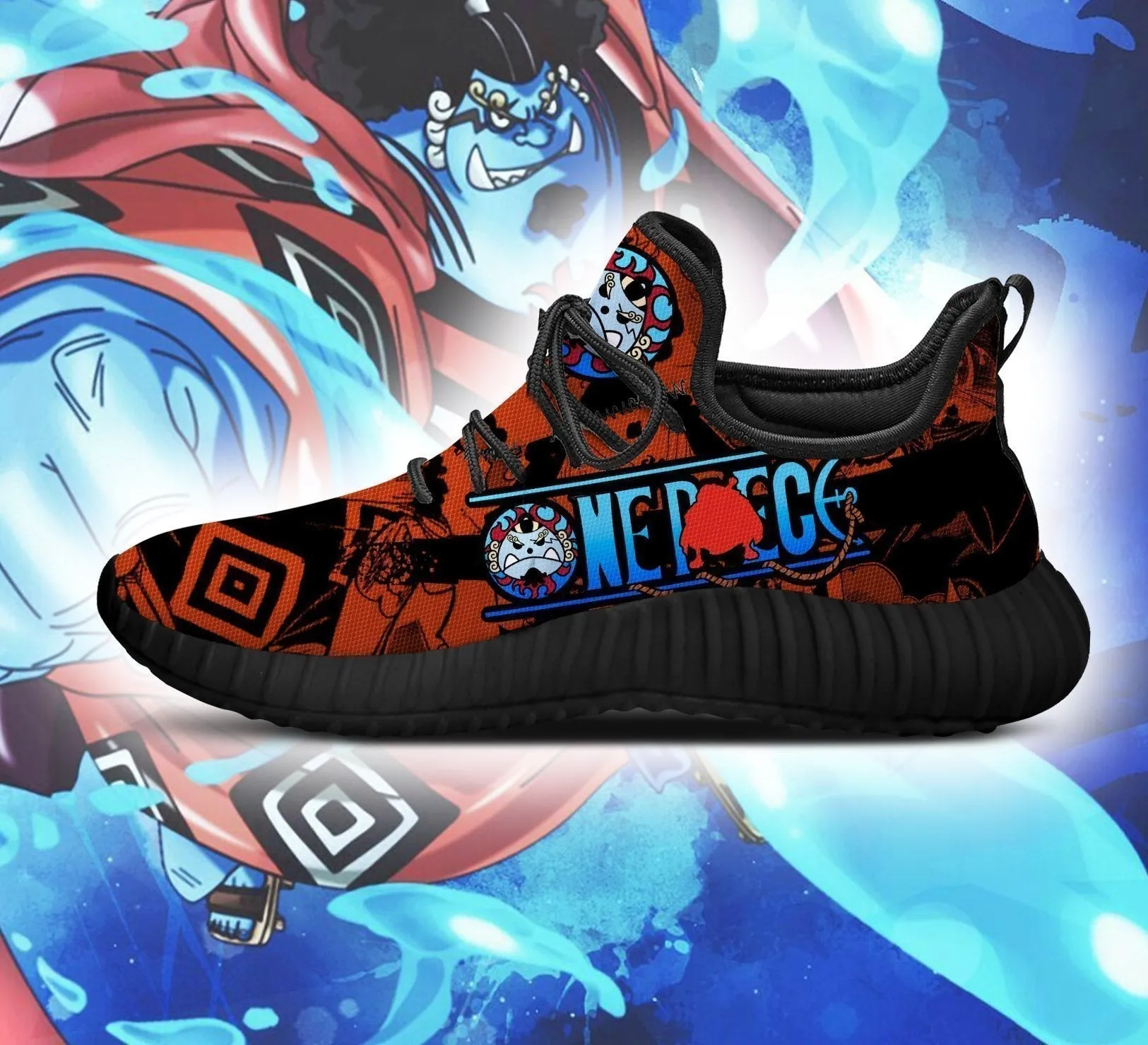 OP Jinbei Reze Shoes Custom OP Anime Sneakers